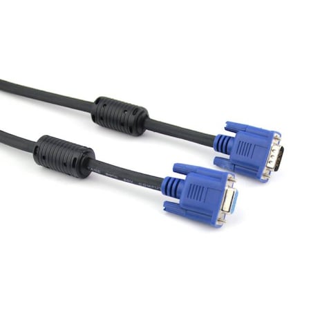 Vcom 10ft VGA Male to VGA Female Extension Cable (Black) CG342AD-10